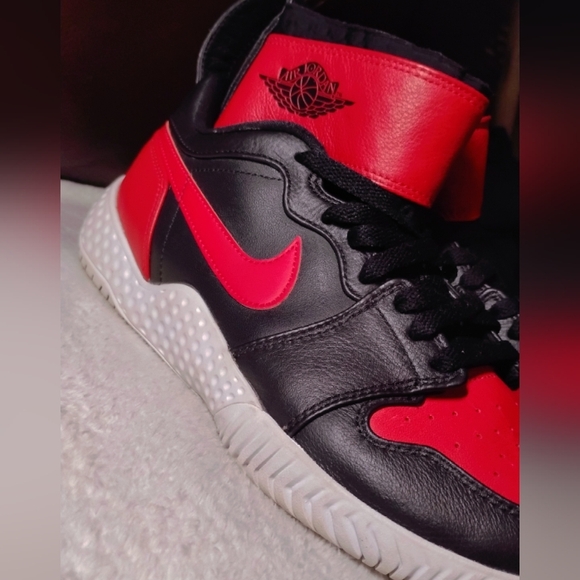 Nike Flare LG QS AJ1 Black Varsity Red Serena - Picture 6 of 14